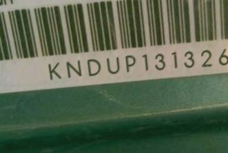 VIN prefix KNDUP1313263