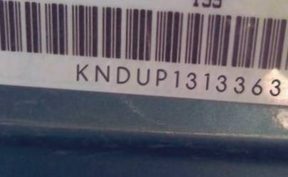 VIN prefix KNDUP1313363