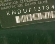 VIN prefix KNDUP1313466