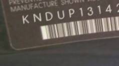 VIN prefix KNDUP1314262