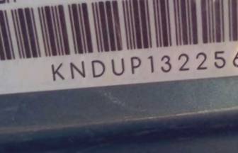 VIN prefix KNDUP1322566