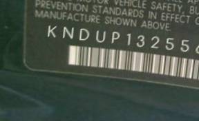 VIN prefix KNDUP1325567