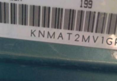 VIN prefix KNMAT2MV1GP6