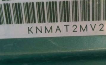 VIN prefix KNMAT2MV2HP5
