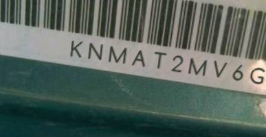 VIN prefix KNMAT2MV6GP5