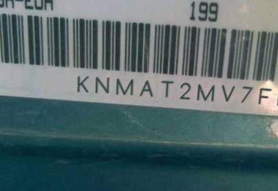 VIN prefix KNMAT2MV7FP5