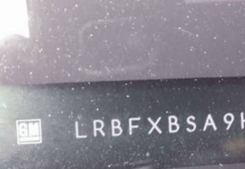 VIN prefix LRBFXBSA9HD0