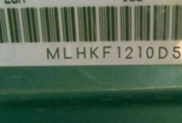 VIN prefix MLHKF1210D50