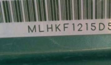 VIN prefix MLHKF1215D50