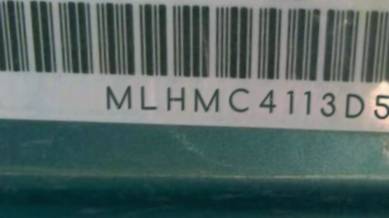 VIN prefix MLHMC4113D53