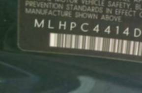 VIN prefix MLHPC4414D50