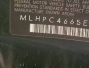 VIN prefix MLHPC4665E51