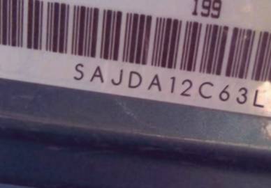 VIN prefix SAJDA12C63LF