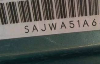 VIN prefix SAJWA51A66WE