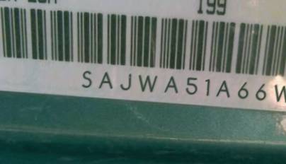 VIN prefix SAJWA51A66WJ