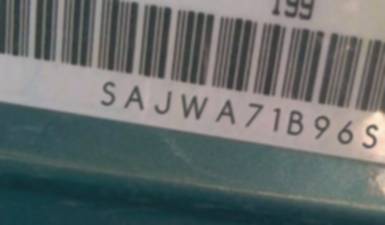 VIN prefix SAJWA71B96SH