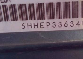 VIN prefix SHHEP33634U5