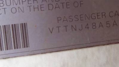 VIN prefix VTTNJ48A5A21