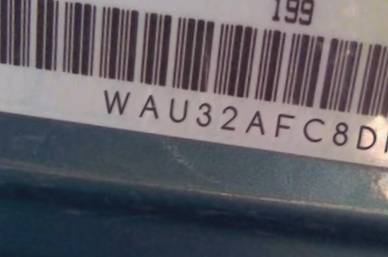 VIN prefix WAU32AFC8DN0