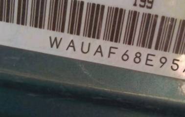 VIN prefix WAUAF68E95A4