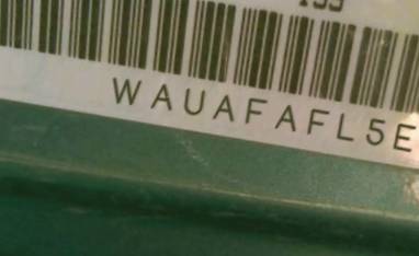 VIN prefix WAUAFAFL5EN0