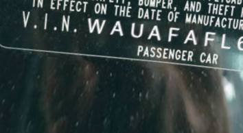 VIN prefix WAUAFAFL6DA1