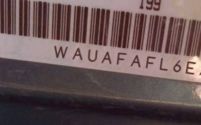 VIN prefix WAUAFAFL6EA1