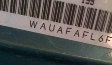 VIN prefix WAUAFAFL6FA0