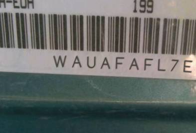 VIN prefix WAUAFAFL7EA0
