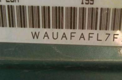 VIN prefix WAUAFAFL7FA0