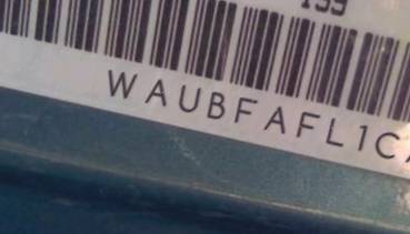 VIN prefix WAUBFAFL1CA0