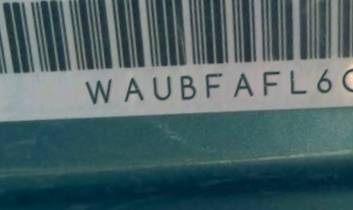 VIN prefix WAUBFAFL6CN0