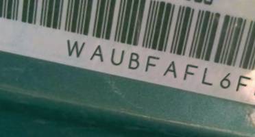 VIN prefix WAUBFAFL6FN0