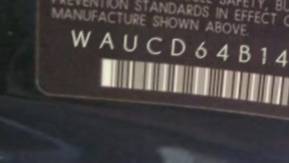 VIN prefix WAUCD64B14N0