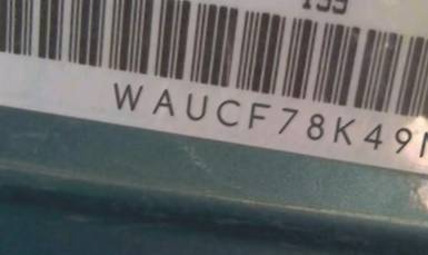 VIN prefix WAUCF78K49N0