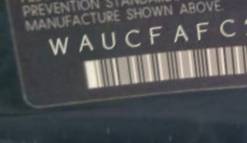 VIN prefix WAUCFAFC2EN1