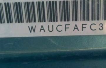 VIN prefix WAUCFAFC3EN0
