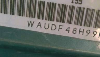 VIN prefix WAUDF48H99K0