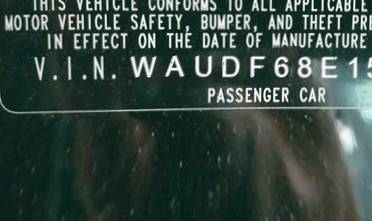 VIN prefix WAUDF68E15A4