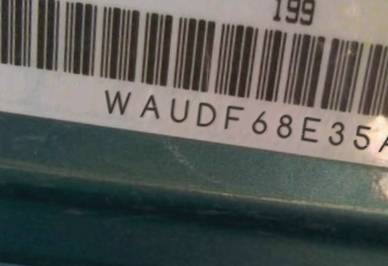 VIN prefix WAUDF68E35A5