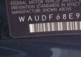 VIN prefix WAUDF68E95A5