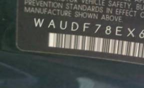 VIN prefix WAUDF78EX6A2