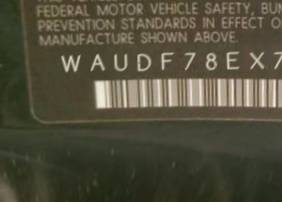 VIN prefix WAUDF78EX7A2