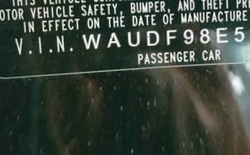 VIN prefix WAUDF98E57A0