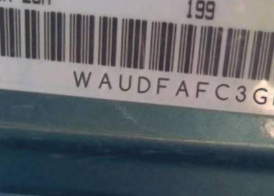 VIN prefix WAUDFAFC3GN0