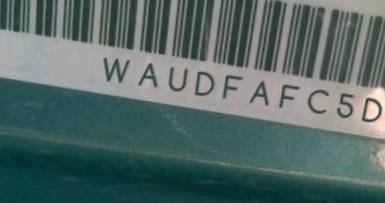 VIN prefix WAUDFAFC5DN1