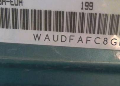 VIN prefix WAUDFAFC8GN0