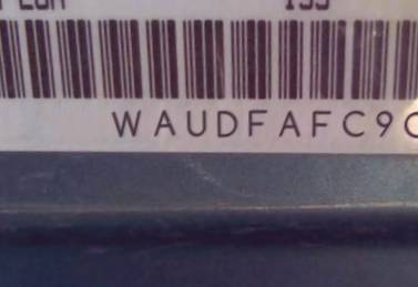 VIN prefix WAUDFAFC9CN0