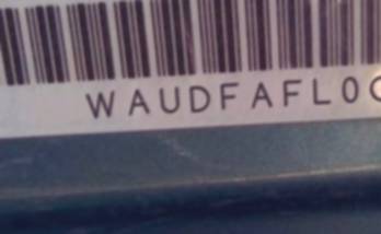 VIN prefix WAUDFAFL0CA1