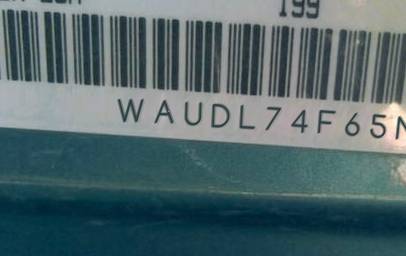 VIN prefix WAUDL74F65N1